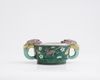 A famille verte biscuit censer-shaped brush washer, xi