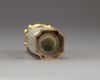 A gilt-bronze mounted Chinese celadon jade vase, cong