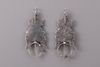 A pair of silver Berber fibulae - Tizerzai -