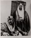 A COLLECTION OF SEVEN OLD PICTURES OF KING ABDUL AZIZ AL SAUD, 1ST KING OF SAUDIA ARABIA, 1940S-EARLY 1950S