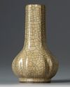 A CHINESE GU-TYPE CRACKLE GLAZED BOTTLE-VASE, QING DYNASTY (1644-1911)