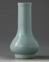 A Chinese pale-blue-glazed bottle vase