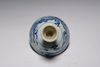 A CHINESE BLUE AND WHITE STEM CUP, CHINA,QING DYNASTY (1644-1911)