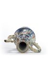 A European-enamelled Chinese blue and white ewer