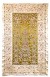 AN OTTOMAN FLORAL HANGING PANEL, TURKEY, 19TH-20TH CENTURY
