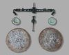 AN IMPORTANT PAIR OF BRONZE BALANCE SCALES FROM KHORASAN, 11-12TH CENTURY AD