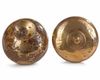 A KHORASSAN BRONZE  COVERED FOOTED BOWL, PERSIA, 12TH-13TH CENTURY