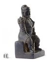 A CHINESE BRONZE MING FIGURE, MING DYNASTY (1368-1644)