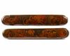 A PAIR OF QAJAR LACQUER PAPIER-MACHÉ PENBOXES (QALAMDAN), PERSIA, 19TH CENTURY