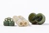 A CHINESE WHITE AND SPINACH GREEN JADE PARFUMIER, CHINA, 19TH-20TH CENTURY