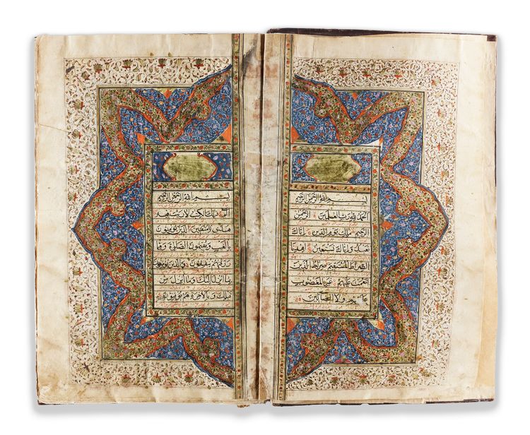 AN ILLUMINATED QAJAR QURAN, PERSIA EARLY 19TH CENTURY