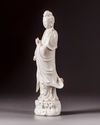 A blanc de chine Dehua Guanyin figure