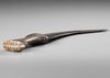 AN INDIAN SILVER-INLAID KUFTGARI DAGGER, 18TH CENTURY