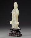 A CHINESE JADE GUANYIN, QING DYNASTY (1644 - 1912)