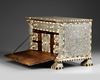 AN OTTOMAN MOTHER-OF-PEARL AND BONE INLAID CHEST, TURKEY, EARLY 20TH CENTURY