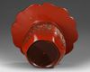 A RED LACQUER VESSEL, CHINA, QING DYNASTY  (1644–1912)