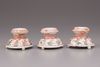 Three imari porcelain salts