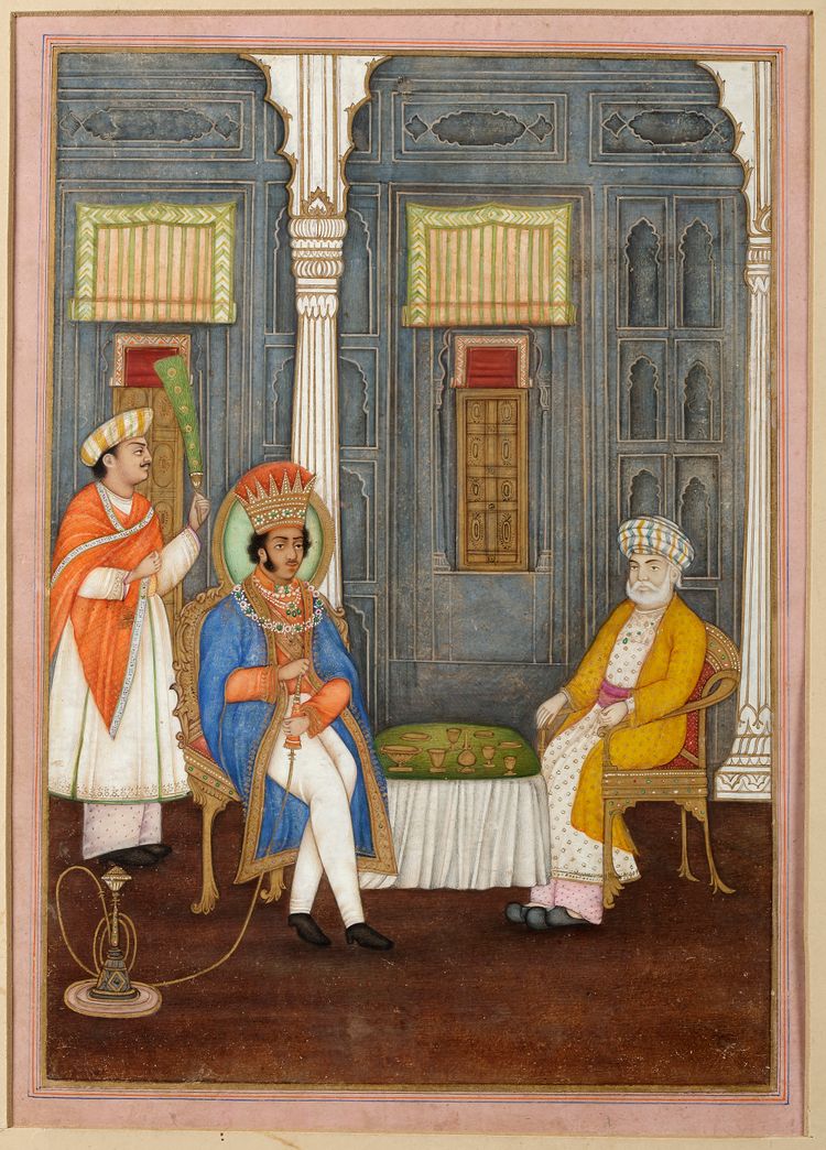 A PORTRAIT OF THE KING OF OUDH NASIR AL-DIN HAYDAR (R. 1827-37 AD)