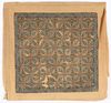 A SQUARE EMBROIDERED TEXTILE
