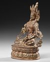 A HIMALAYA VASJARPANI BRONZE, 18TH CENTURY OR EARLIER