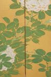 A TWO PANEL FLORAL SCREEN