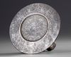 A SILVER-INLAID ALLOY BIDRI HUQQA BASE, DECCAN, 19TH CENTURY
