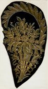A PAIR OF OTTOMAN GILT EMBROIDERED KISWA PANELS, 19TH CENTURY