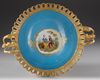 A SEVRES STYLE PORCELAIN BOWL, NAPOLEON III PERIOD, LATE 19TH CENTURY