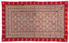 A LARGE PERSIAN RASHTI-DUZI EMBROIDERY,19TH CENTURY