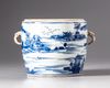 A Chinese blue and white pot