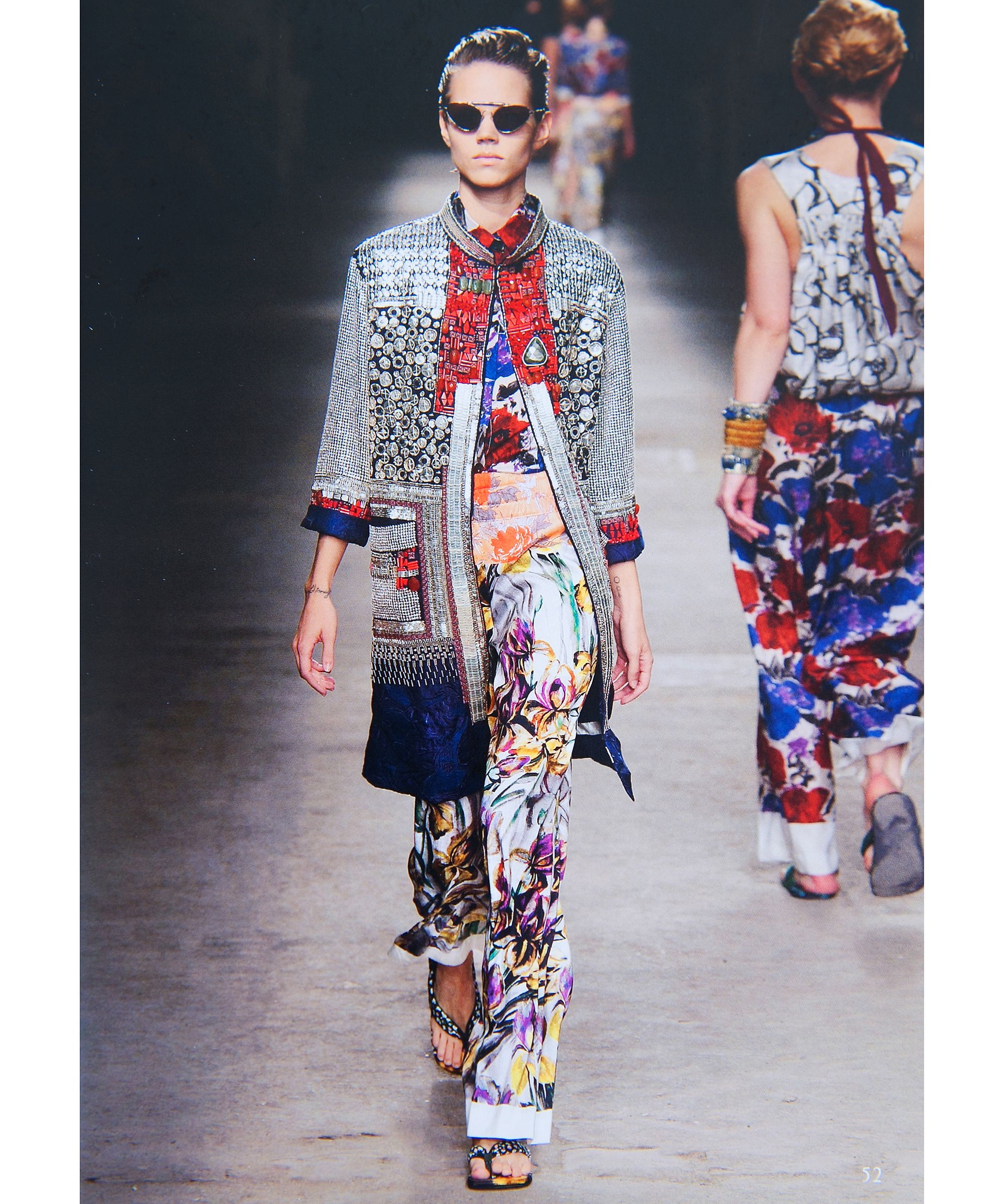 SS 2008 Dries Van Noten Abstract Print Coat