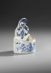 A BLUE AND WHITE STOUP, DELFT, SECOND HALF 18TH CENTURY