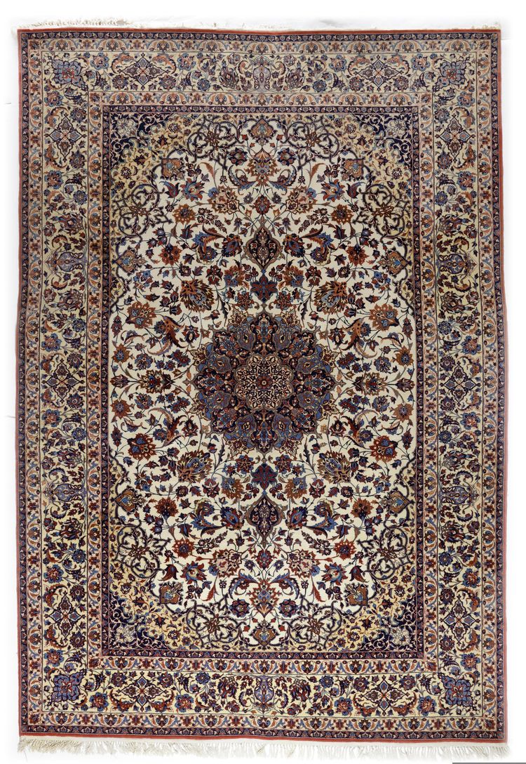 A FINE ISFAHAN CARPET, 1940