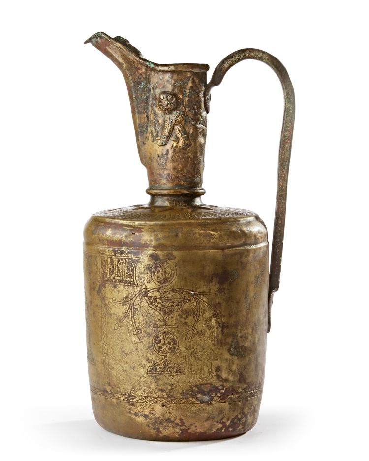 A KHORASAN BRONZE EWER, PERSIA, 12TH-13TH CENTURY