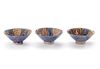 THREE KASHAN LUSTRE POTTERY BOWLS, PERSIA, 13TH CENTURY