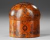 AN INDO PERSIAN WOODEN BOX WITH HUNTING SCENES, 19TH CENTURY