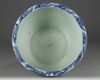 A CHINESE BLUE AND WHITE DUCKS AND LOTUS' BASIN, MING DYNASTY (1368-1644)