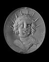 AN INTAGLIO WITH A BUST OF SOL, 1ST-2ND CENTURY AD