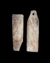 TWO BYZANTINE BONE PLAQUES DEPICTING SACRED FIGURES, 10TH–11TH CENTURY