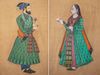 Two large Mughal paintings