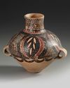 A CHINESE PAINTED POTTERY JAR, NEOLITHIC PERIOD, BANSHAN CULTURE, GANSU PROVINCE, 3RD MILLENNIUM BC OR LATER