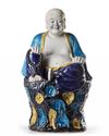 A CHINESE FAHUA GLAZED FIGURE OF BUDAI, CHINA, QING DYNASTY (1644-1911)