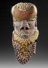 KUBA MASK ( BWOOM) WITH OUTSTANDING BEADWORK