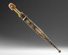 A WALRUS IVORY-HILTED CAUCASIAN DAGGER (KINDJAL)