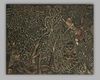 A Ubud painting depicting an archer and a snake