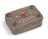 A SILVER BOX, YEMEN, 19TH CENTURY