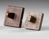 TWO CHINESE BRONZE SEALS