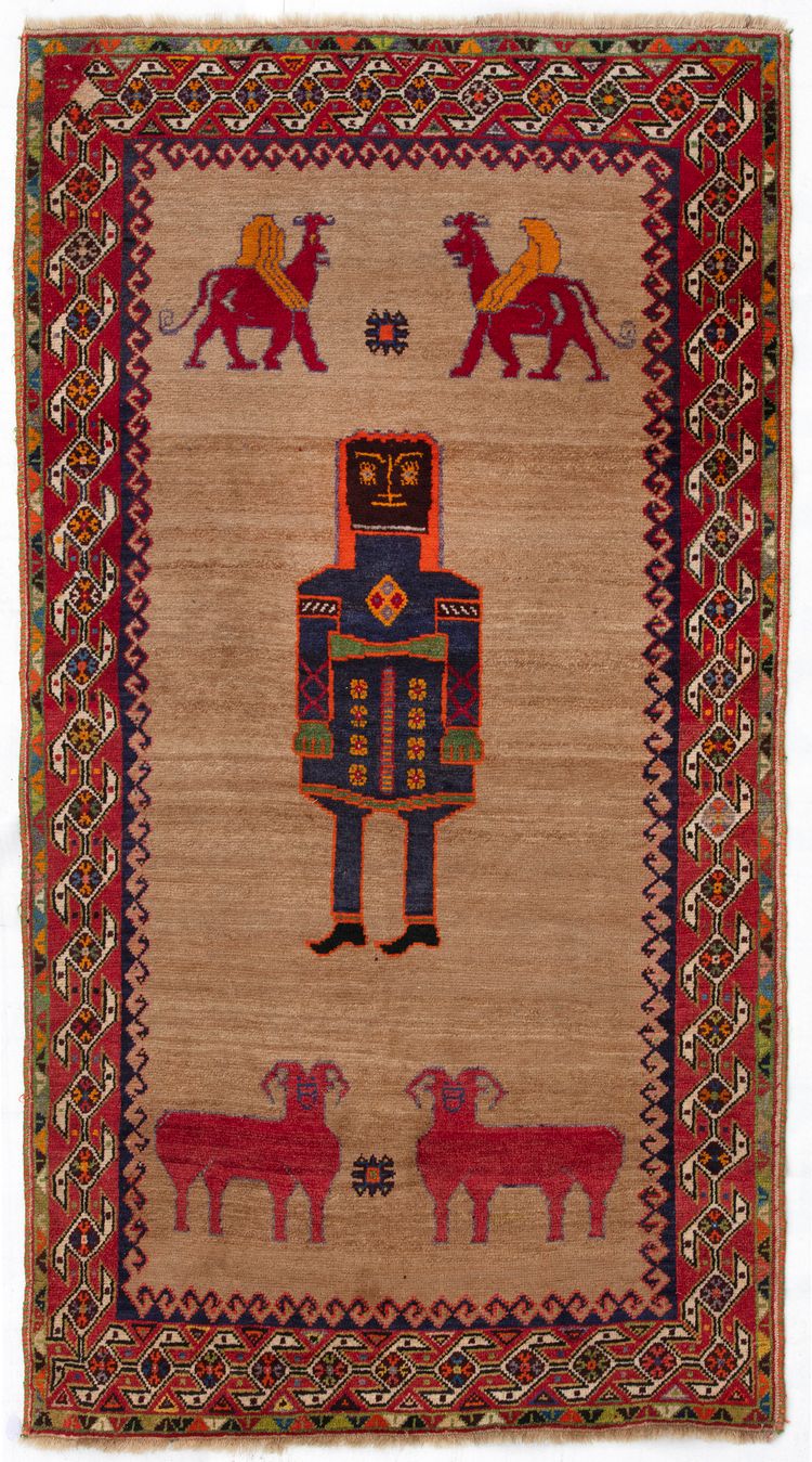 A GABBEH CARPET, CIRCA 1920-1930