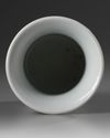 A Chinese blue and white cylindrical brush pot, bitong