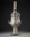 A LARGE OTTOMAN SILVER PLATED SAMOVAR, LATE 19TH-EARLY 20TH CENTURY
